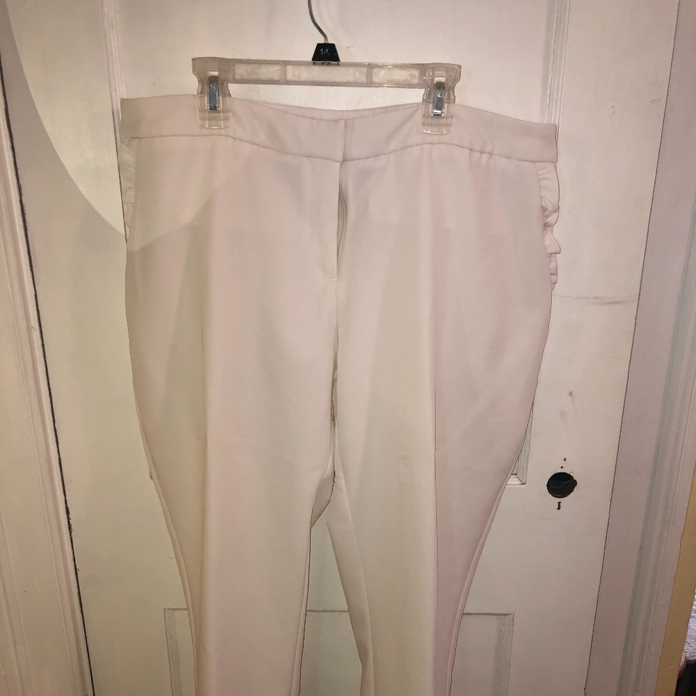 White Cynthia Rowley Dress Pants